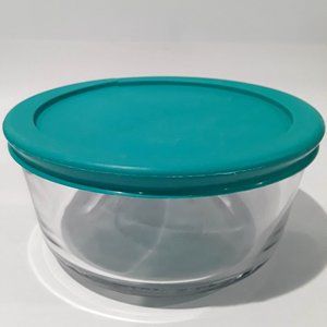 ANCHOR HOCKING 4 CUPS 1 Qt GLASS STORAGE SERVER BOWL - SEE PICTURES